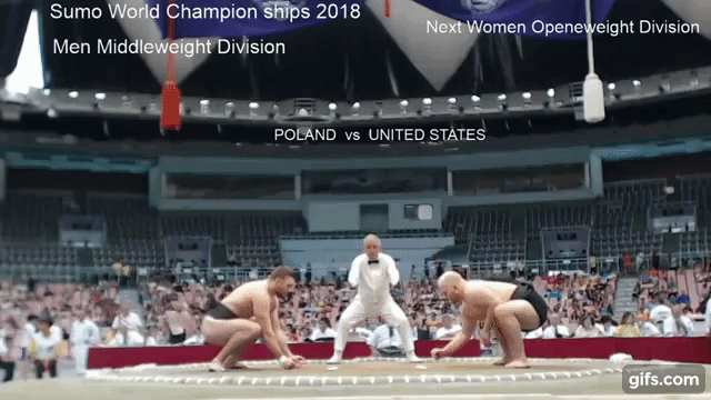 Sumo World Championships 2018 - Edward Suczewski - Match 3